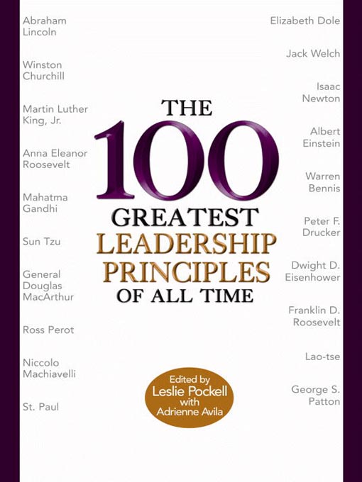 Title details for The 100 Greatest Leadership Principles of All Time by Leslie Pockell - Wait list